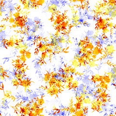 Fototapeta na wymiar seamless floral abstract background