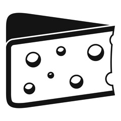 Cheese kind icon, simple style