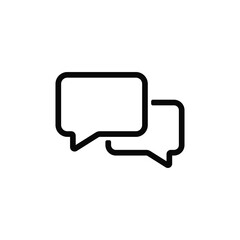 Fototapeta premium Talk icon. Chat, message, speech bubble, comment. Vector illustration design.