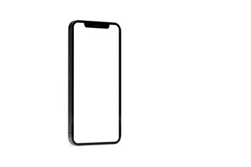 smartphone  With Blank Screen in 3d