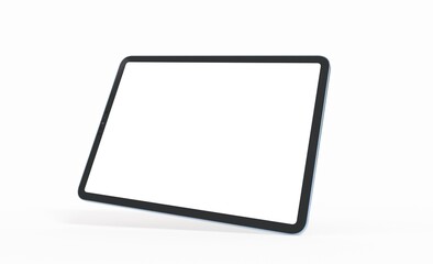 tablet, isolated on 3d background white ipad tablet pc