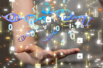 Medicine and innovation concept 3d.