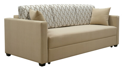 Sofa isolated on white background. Including clipping path