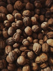 Walnuts. Nuts background