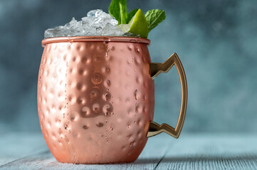 Mug of Moscow mule