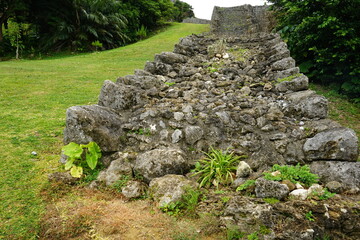 Katsuren castle ruins in Okinawa, Japan - 勝連城跡 沖縄 日本