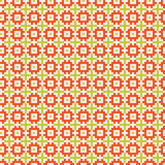 Abstract Cross Pattern generative computational art illustration