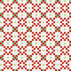 Abstract Cross Pattern generative computational art illustration