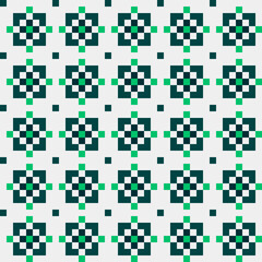 Abstract Cross Pattern generative computational art illustration