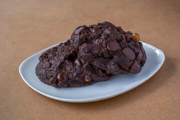 Delicious homemade Dark Chocolate chip cookies