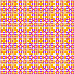 Abstract Cross Pattern generative computational art illustration