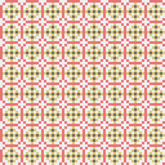 Abstract Cross Pattern generative computational art illustration