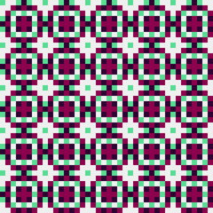 Abstract Cross Pattern generative computational art illustration
