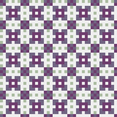 Abstract Cross Pattern generative computational art illustration