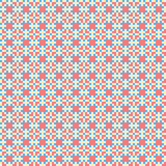 Abstract Cross Pattern generative computational art illustration