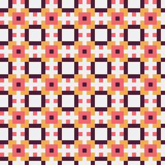 Abstract Cross Pattern generative computational art illustration