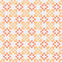 Abstract Cross Pattern generative computational art illustration