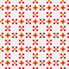 Abstract Cross Pattern generative computational art illustration