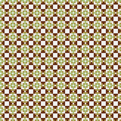 Abstract Cross Pattern generative computational art illustration