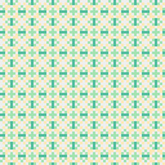 Abstract Cross Pattern generative computational art illustration