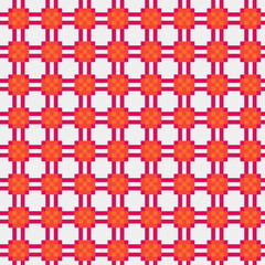 Abstract Cross Pattern generative computational art illustration