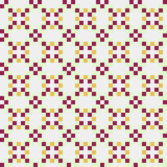 Abstract Cross Pattern generative computational art illustration