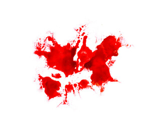 red Abstract colorful red oil ink on paper close-up background texture