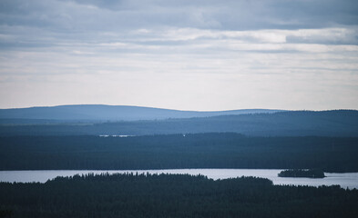 lake in the mountains