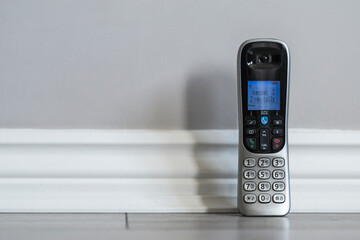 A Photograph of a Cordless or Wireless Telephone With Copy Space, For, Telecommunications and as a...