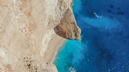 navagio shipwreck beach in zakynthos greece