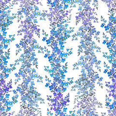 seamless pattern abstracts floral composition