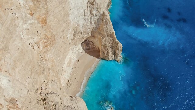 navagio shipwreck beach in zakynthos greece © Michael