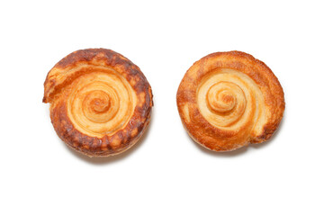 Tasty puff isolated on a white background.