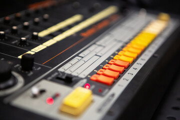 Synthesizer board for electronic musical production in sound recording studio