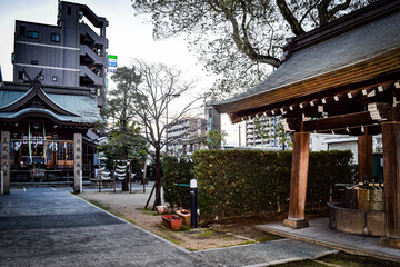 Fototapeta na wymiar 大阪、此花区の産土神社
