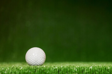golf ball on green grass