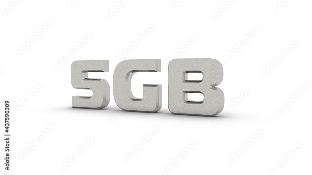 Poster silver text 