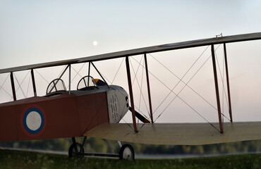 Two-seat reconnaissance biplane of World War I