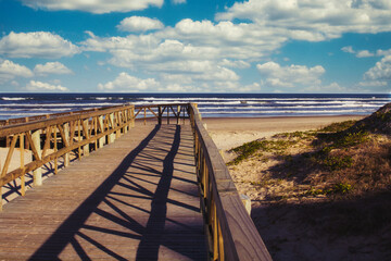 pier in the sea