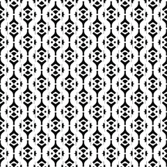 vector seamless pattern with triangular elements. abstract ornament for wallpapers and backgrounds. Black and white colors.