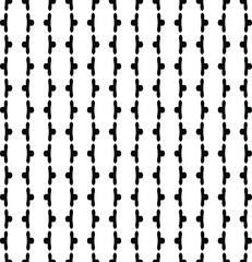 vector seamless pattern with triangular elements. abstract ornament for wallpapers and backgrounds. Black and white colors.