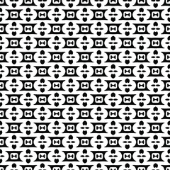 vector seamless pattern with triangular elements. abstract ornament for wallpapers and backgrounds. Black and white colors.