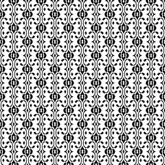 vector seamless pattern with triangular elements. abstract ornament for wallpapers and backgrounds. Black and white colors.