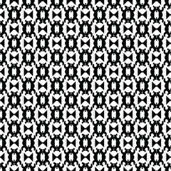 vector seamless pattern with triangular elements. abstract ornament for wallpapers and backgrounds. Black and white colors.