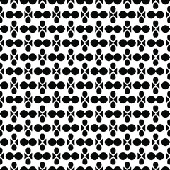 vector seamless pattern with triangular elements. abstract ornament for wallpapers and backgrounds. Black and white colors.