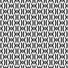 Fototapeta na wymiar vector seamless pattern with triangular elements. abstract ornament for wallpapers and backgrounds. Black and white colors.