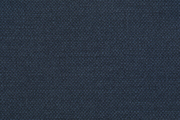 black fabric background and texture with copy space, view from above