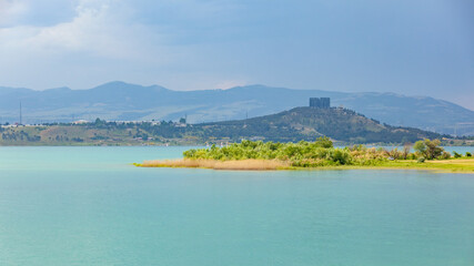 Tbilisi reservoir or The Tbilisi sea, beautiful landscape, travel