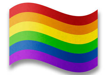 Bandera del día del orgullo LGBTQ.
