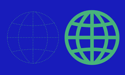 Globe Earth World Planet Abstract Lines